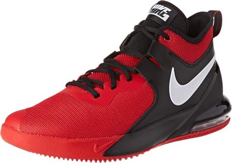 Red Nike Air Basketball Shoes